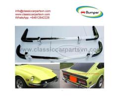 Datsun Z bumpers with rubber, with overriders